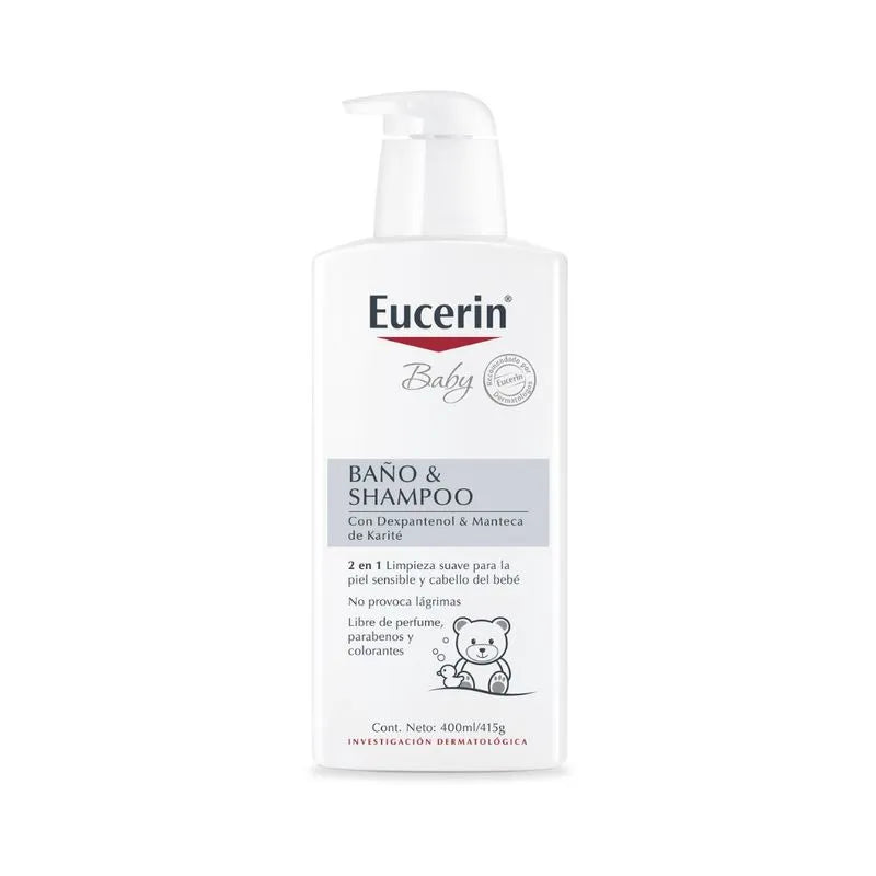EUCERIN BABY BAÑO SHAMPOO FRASCO X 400 ML