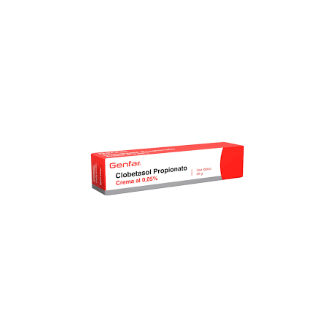 CLOBETASOL PROPIONATO GENFAR 0.05 % CREMA TOPICA TUBO X 30 G
