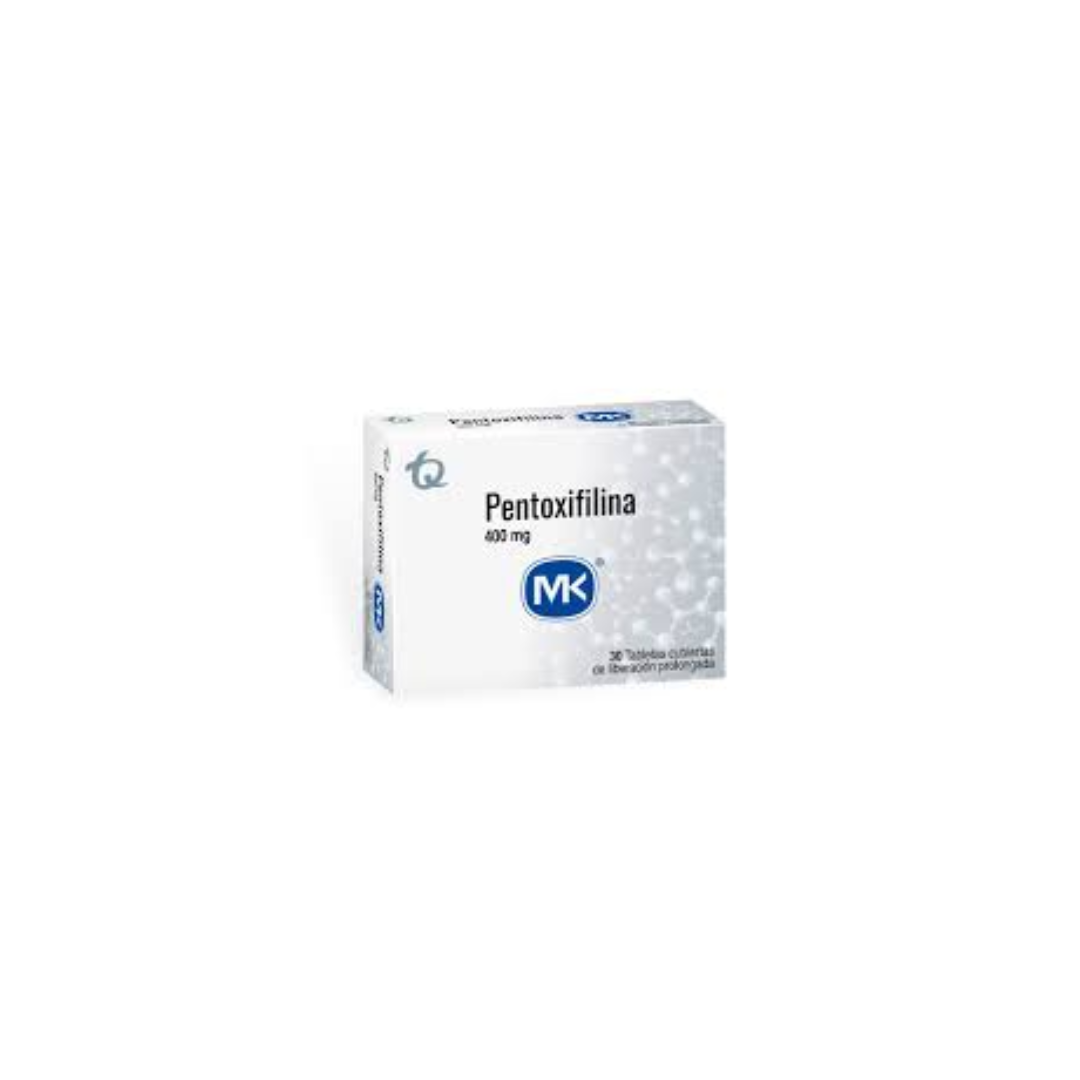PENTOXIFILINA MK 400 MG TABLETA CAJA X 30