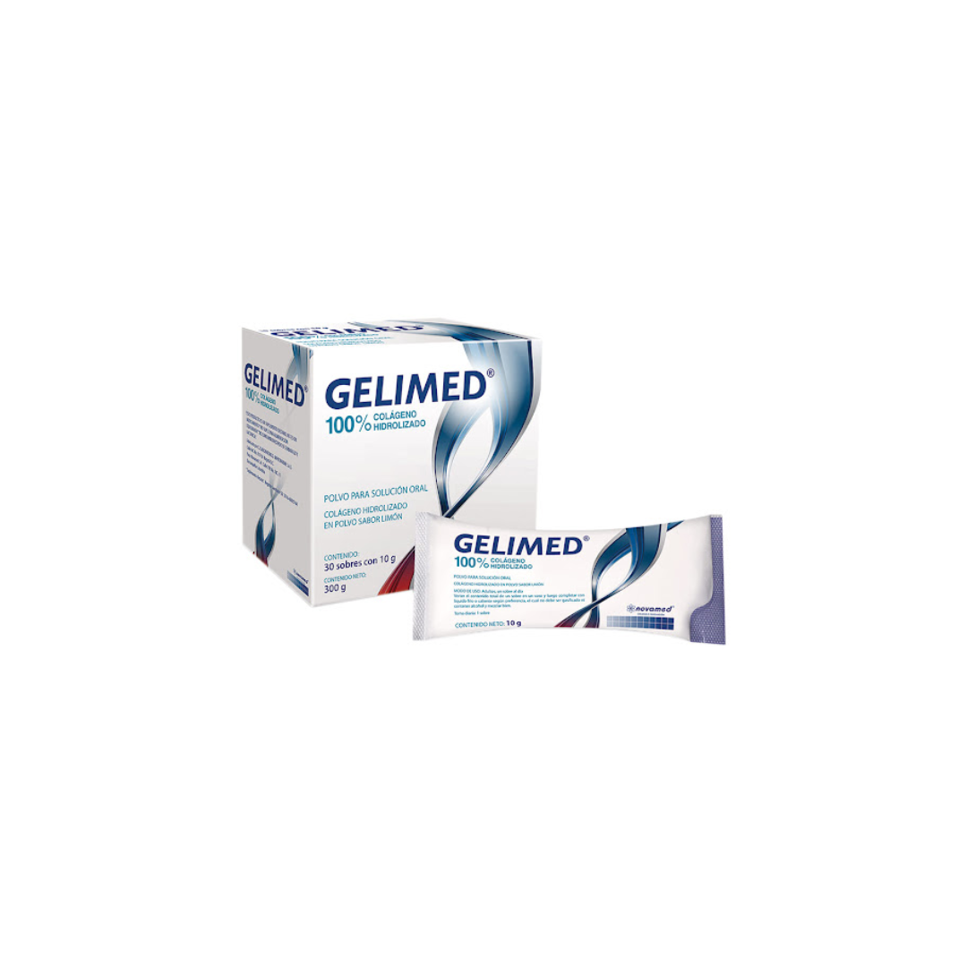 GELIMED 10 GR POLVO GRAN CAJA X 30 SOBRES