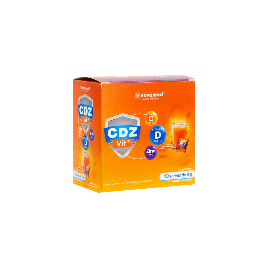 CDZ VIT 1000 MG POLVO GRAN CAJA X 10