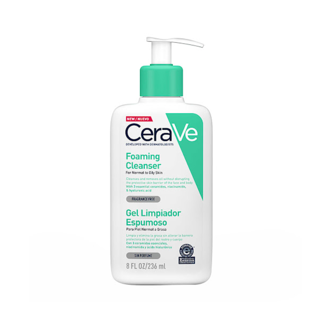 CERAVE GEL LIMPIADOR ESPUMOSO GEL FRASCO X 473 ML