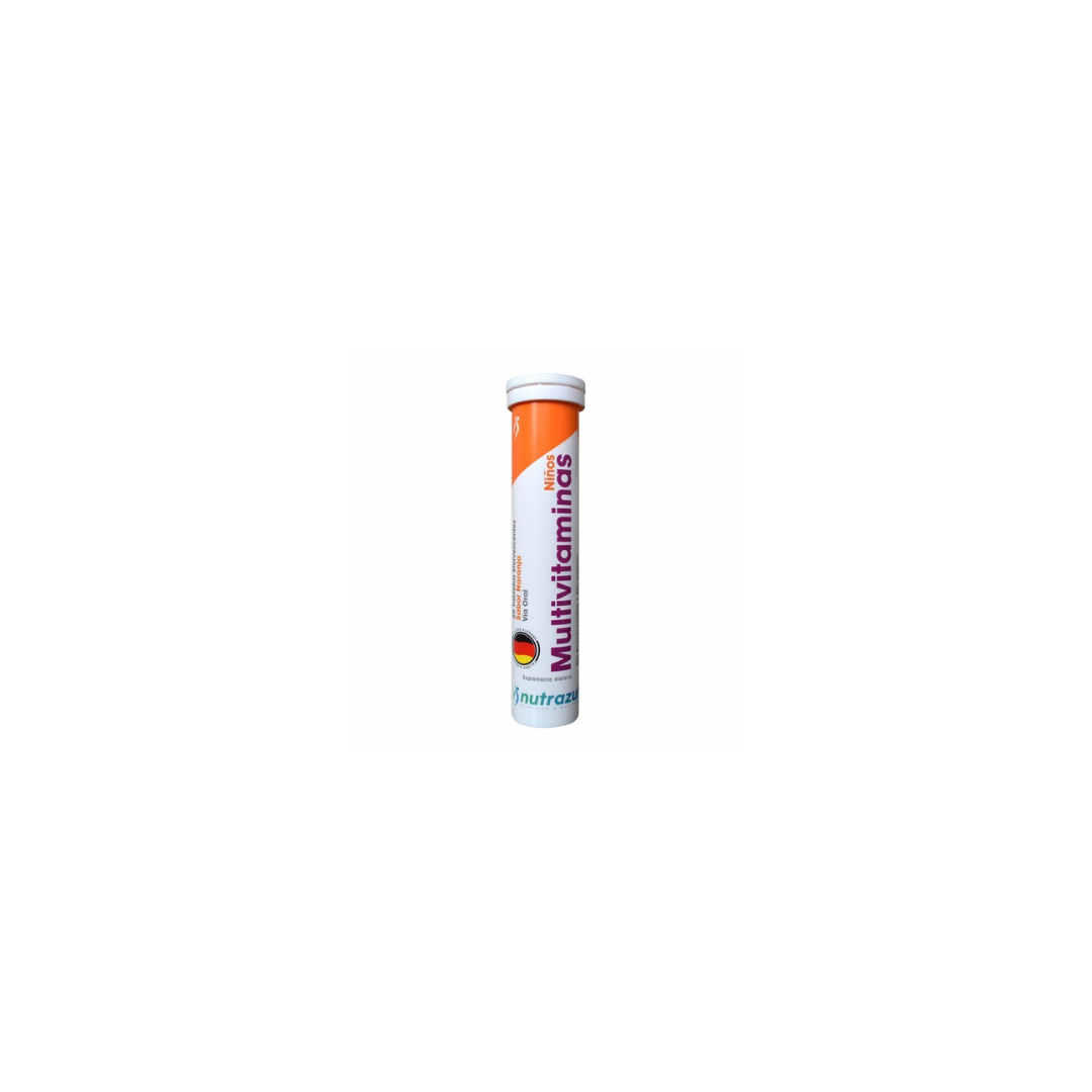 NUTRAZUL MULTIVITAMINAS NIÑO TABLETA EFERVESCENTE TUBO X 20 UNDS
