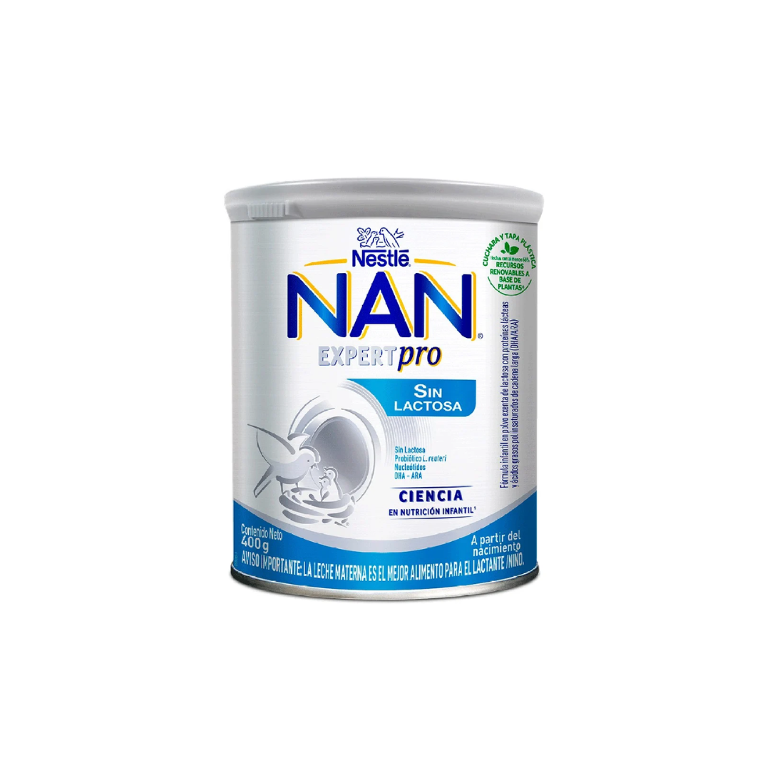NAN SIN LACTOSA POLVO ORAL LATA X 400 GR