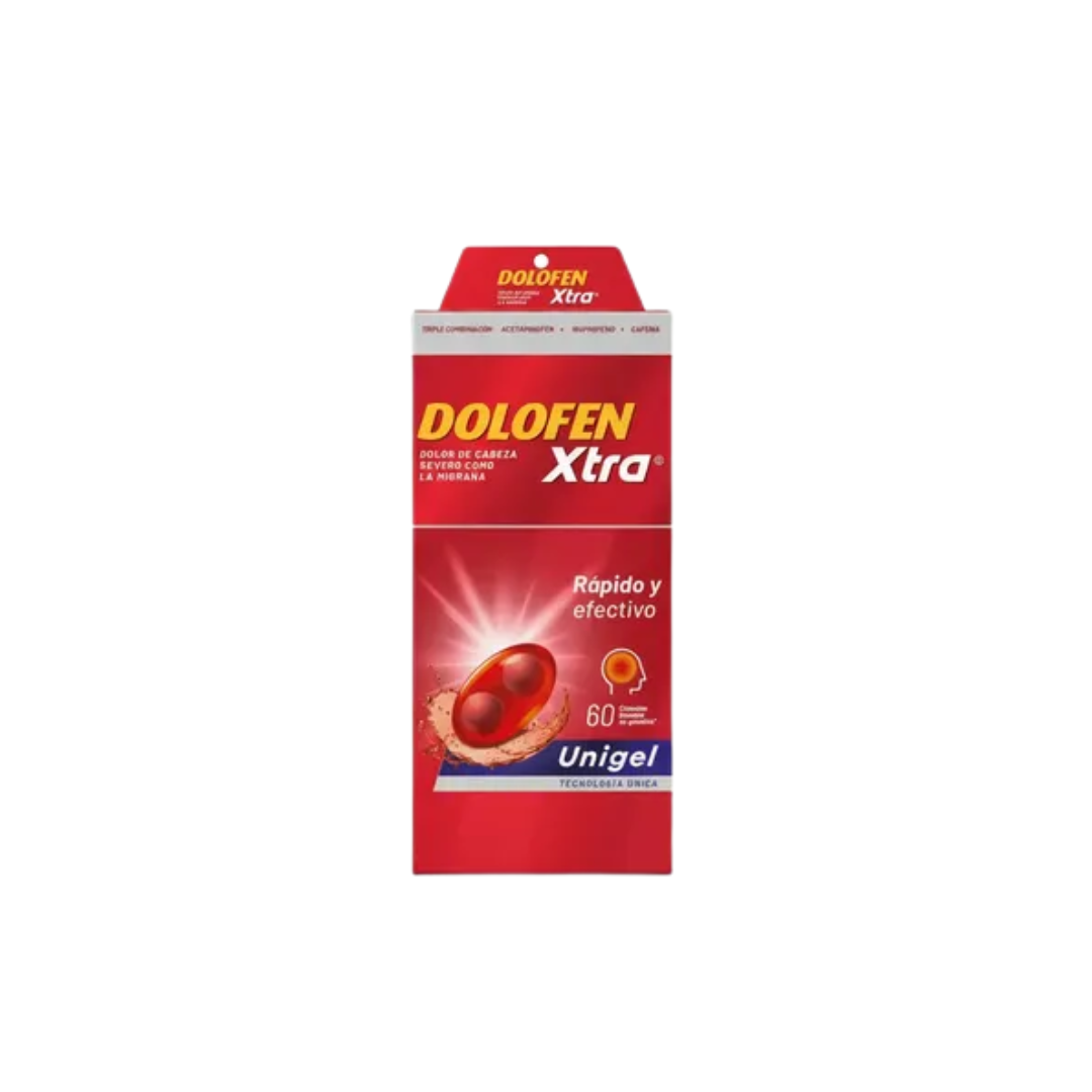DOLOFEN XTRA 400/250/65 MG CAPSULA BLANDAS CAJA X 60