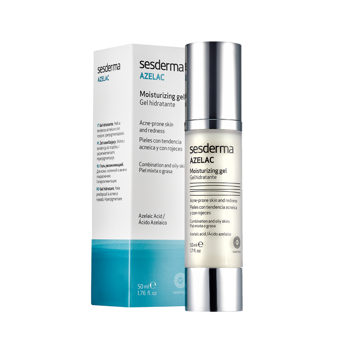 AZELAC GEL HIDRATANTE LOCION FACIAL FRASCO X 50 ML