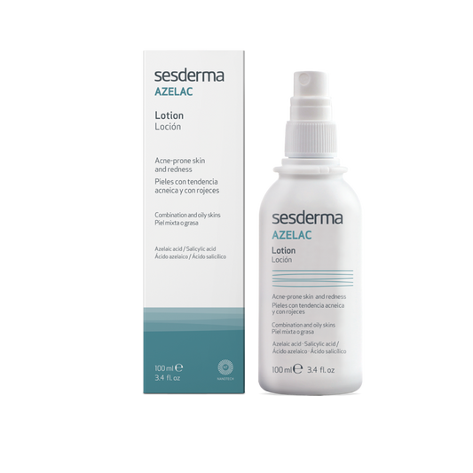 AZELAC LOCION PARA CARA CUERO CABELLUDO Y CUERPO LOCION FACIAL FRASCO X 100 ML