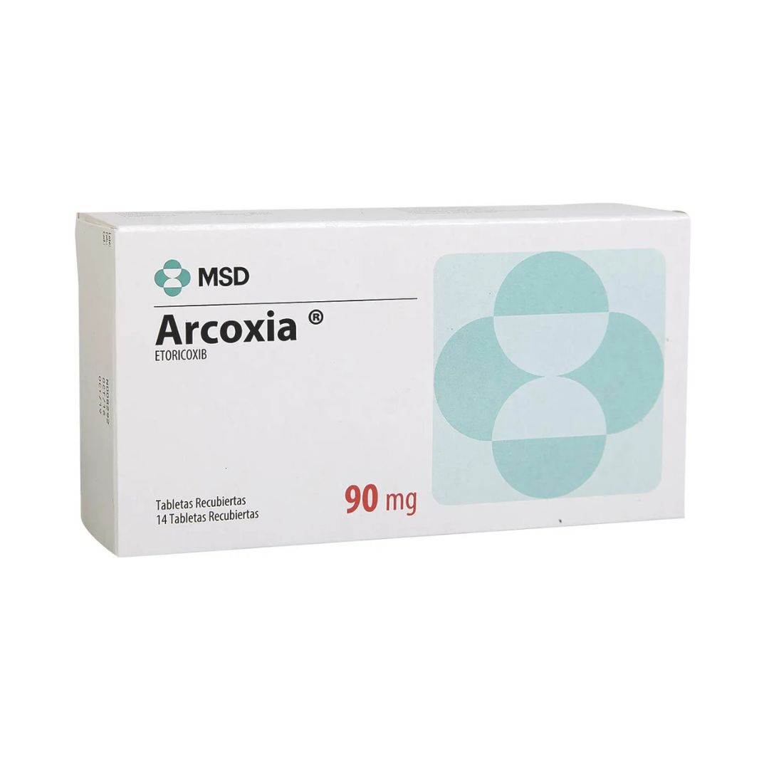ARCOXIA 90 MG TABLETA RECUBIERTA CAJA X 14