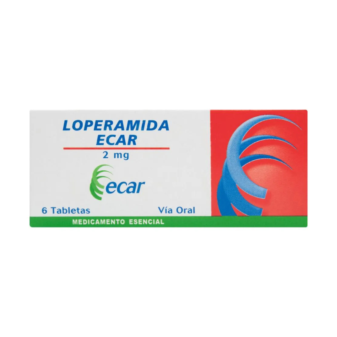 LOPERAMIDA ECAR 2 MG TABLETA CAJA X 6