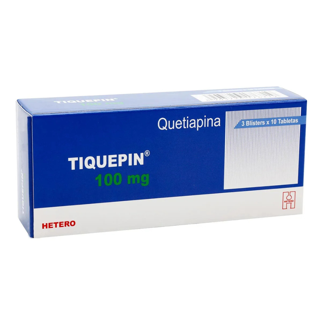 TIQUEPIN 100 MG TABLETA RECUBIERTA CAJA X 30