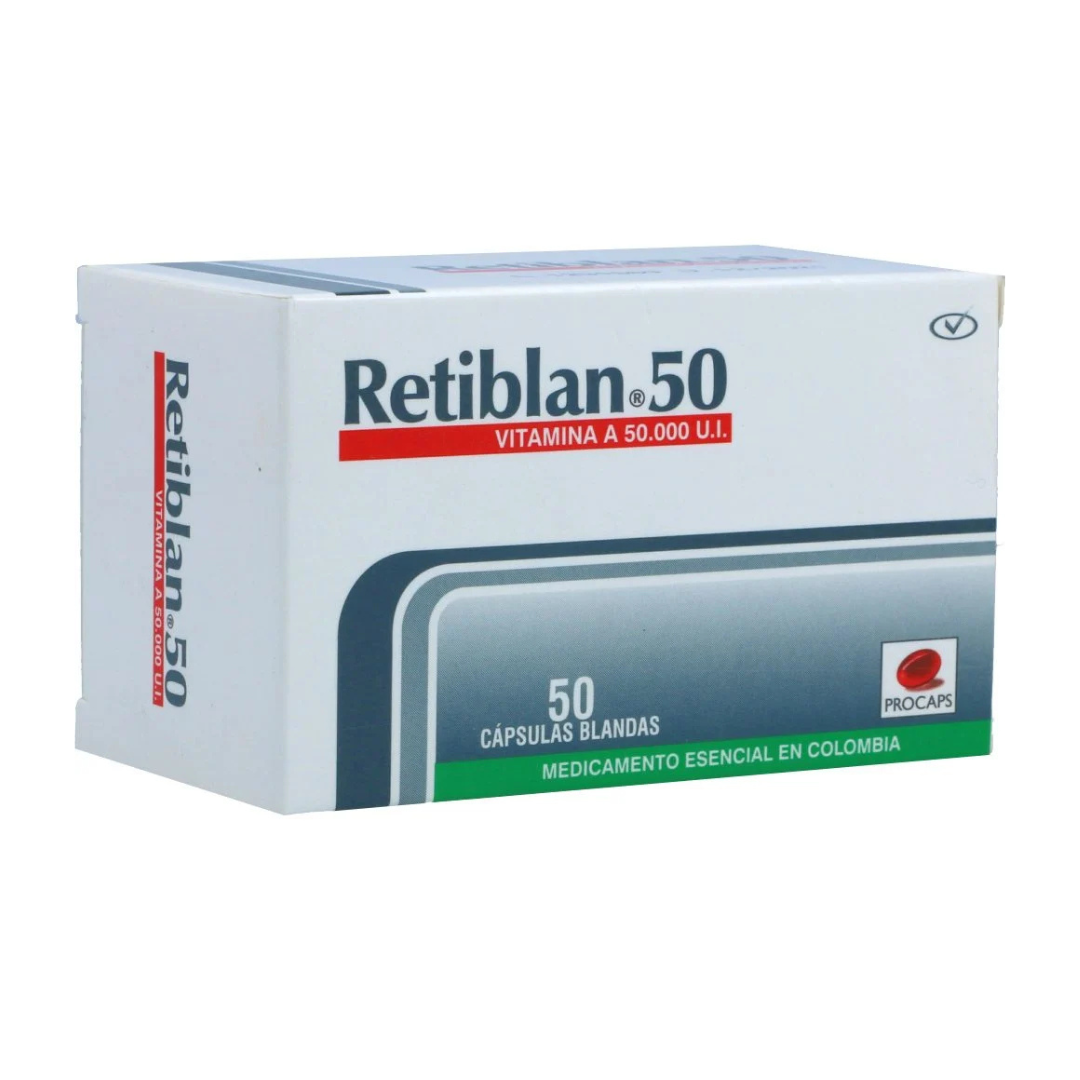 RETIBLAN 50 MG CAPSULA BLANDAS CAJA X 50