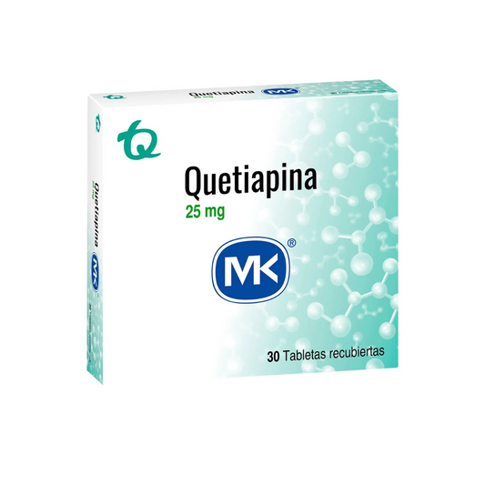 QUETIAPINA MK 25 MG TABLETA CAJA X 30