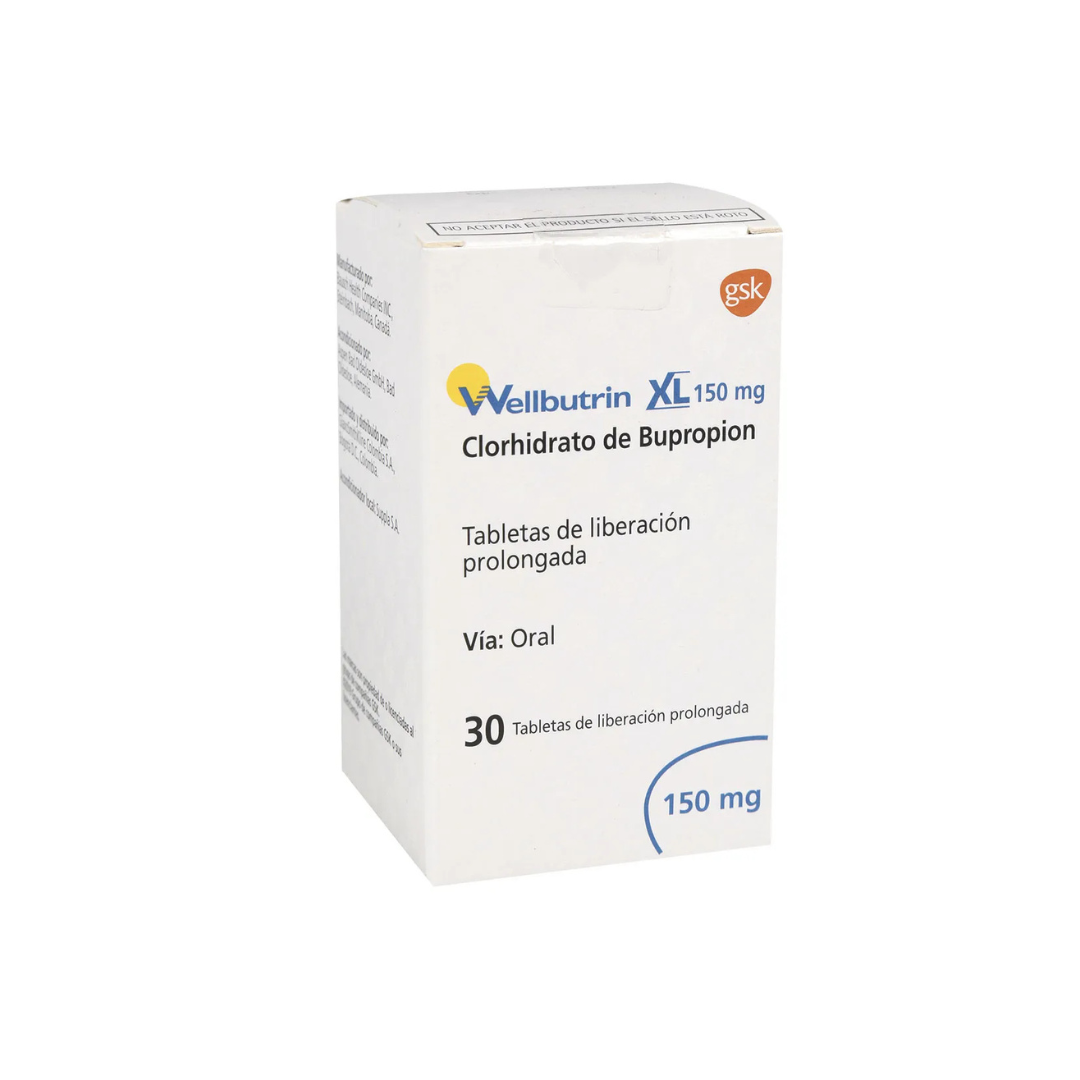 WELLBUTRIN XL 150 MG TABLETA LIBERACIÓN PROLONGADA CAJA X 30