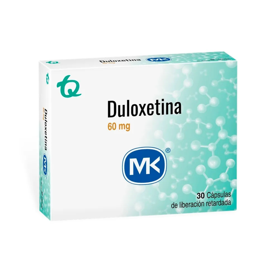 DULOXETINA MK 60 MG CAPSULA DURAS CAJA X 30