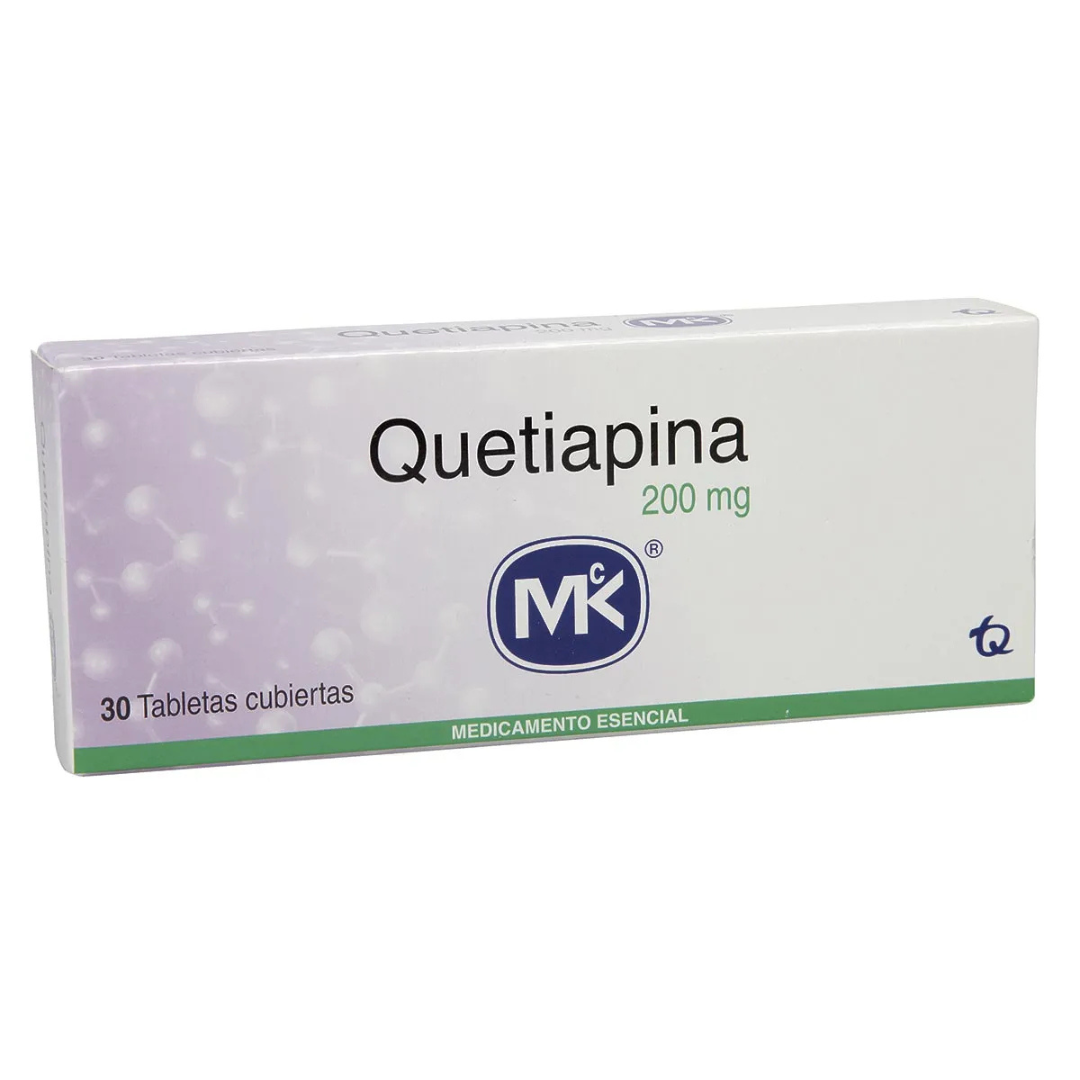 QUETIAPINA MK 200 MG TABLETA CAJA X 30