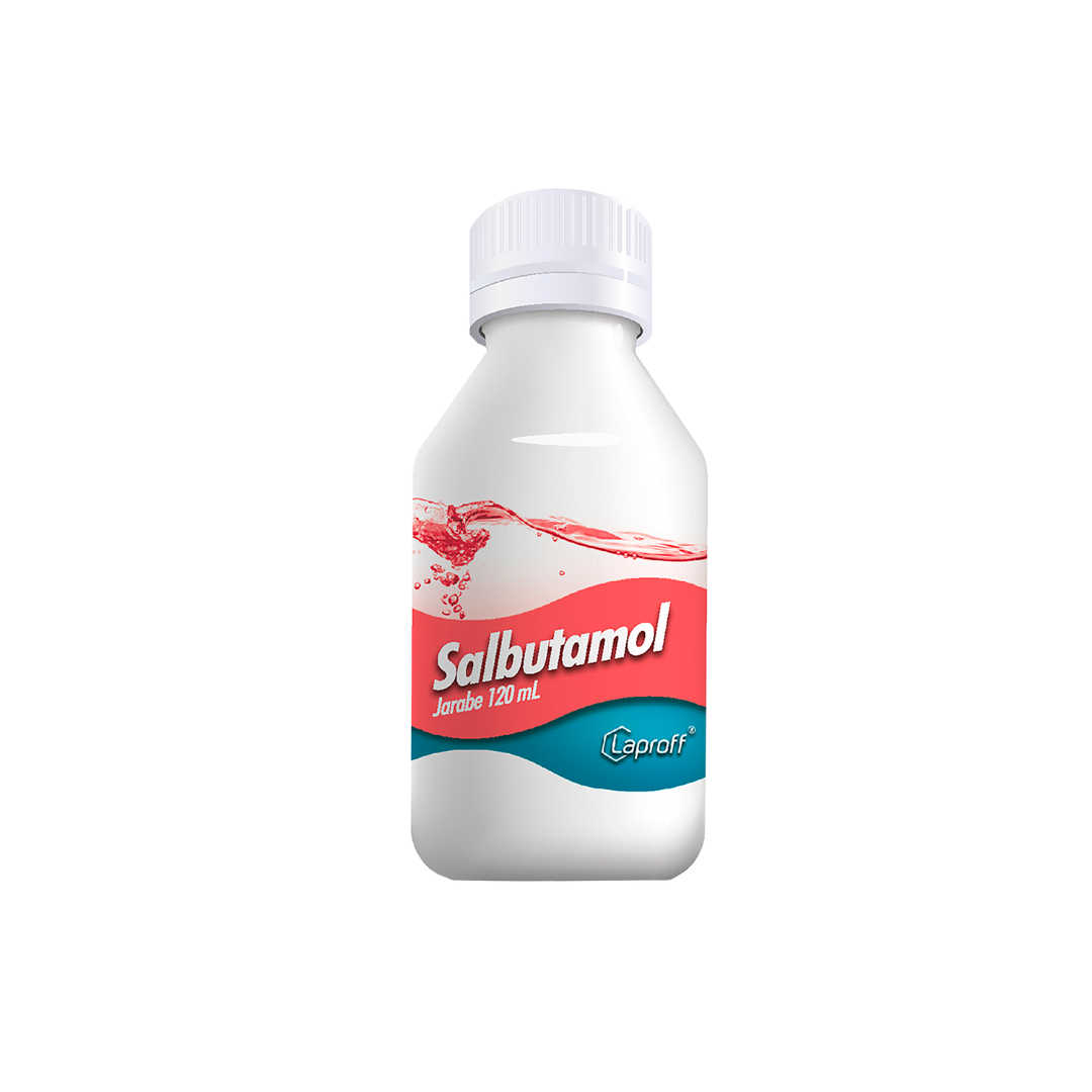 SALBUTAMOL LAPROFF 2 MG/5 ML JARABE FRASCO X 120 ML