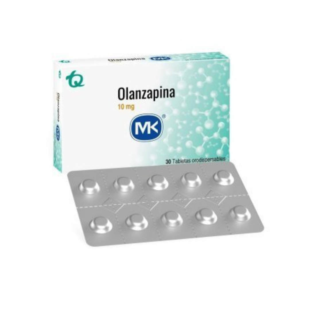 OLANZAPINA MK 10 MG TABLETA DISPERSABLE CAJA X 30