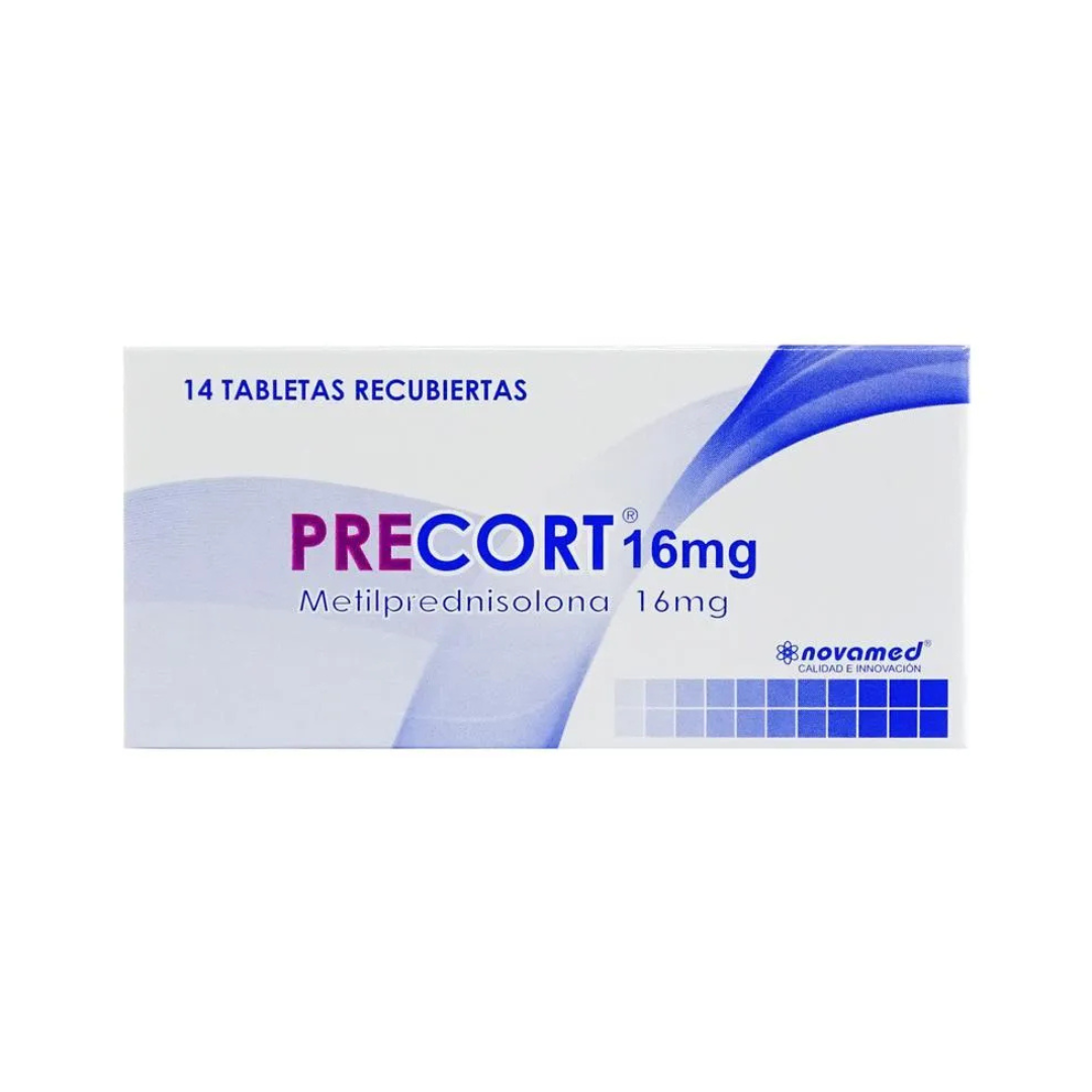 PRECORT 16 MG TABLETA RECUBIERTA CAJA X 14