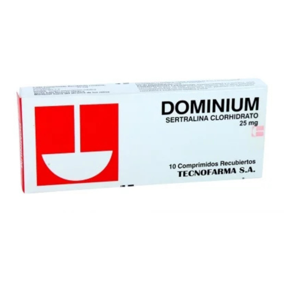 DOMINIUM 25 MG TABLETA RECUBIERTA CAJA X 10