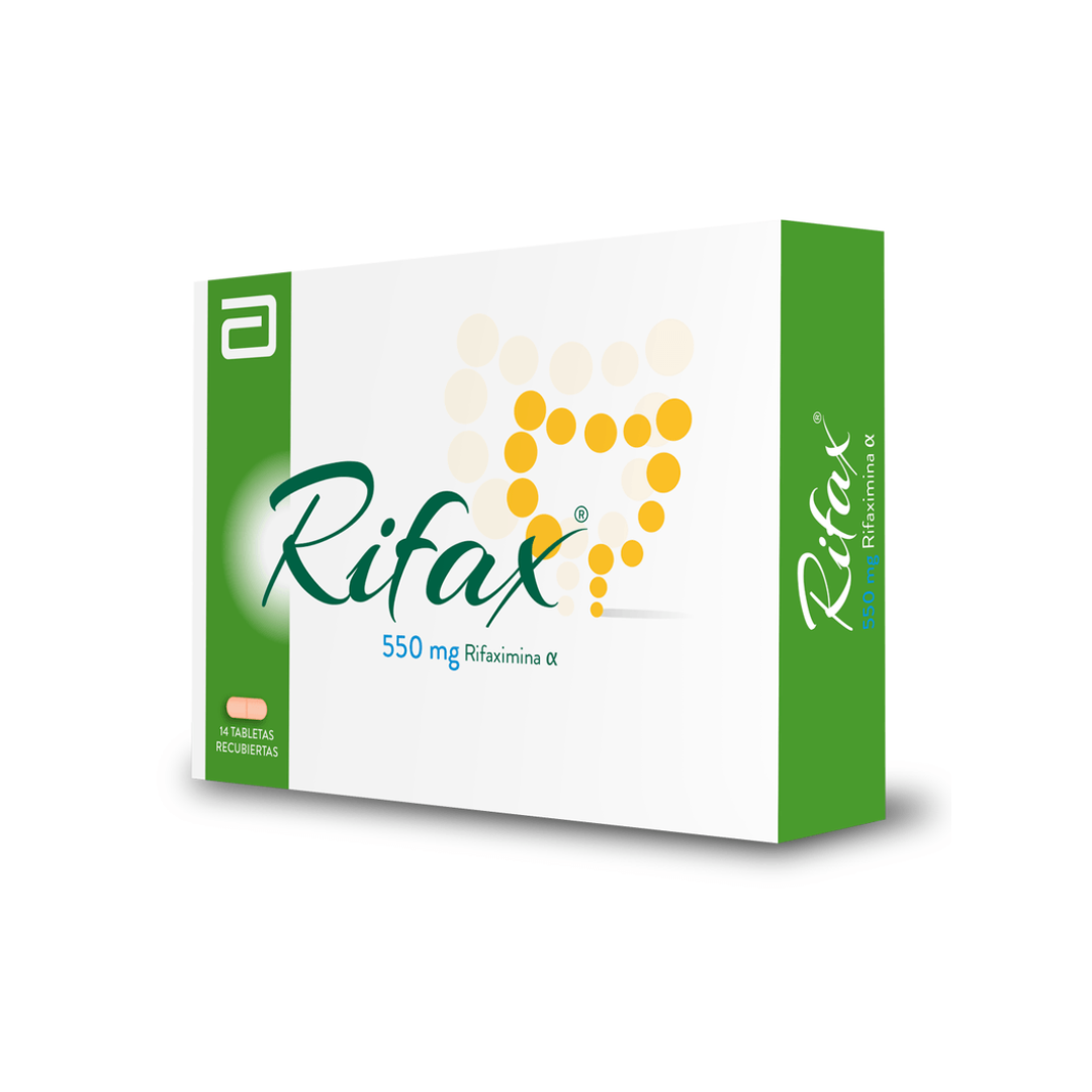RIFAX 550 MG TABLETA CAJA X 14