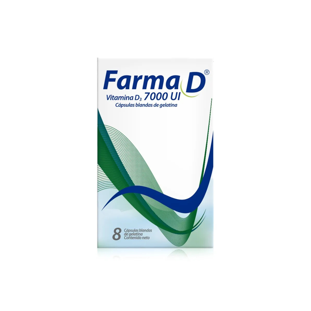 FARMAD D 7000 UI CAPSULA BLANDAS CAJA X 8