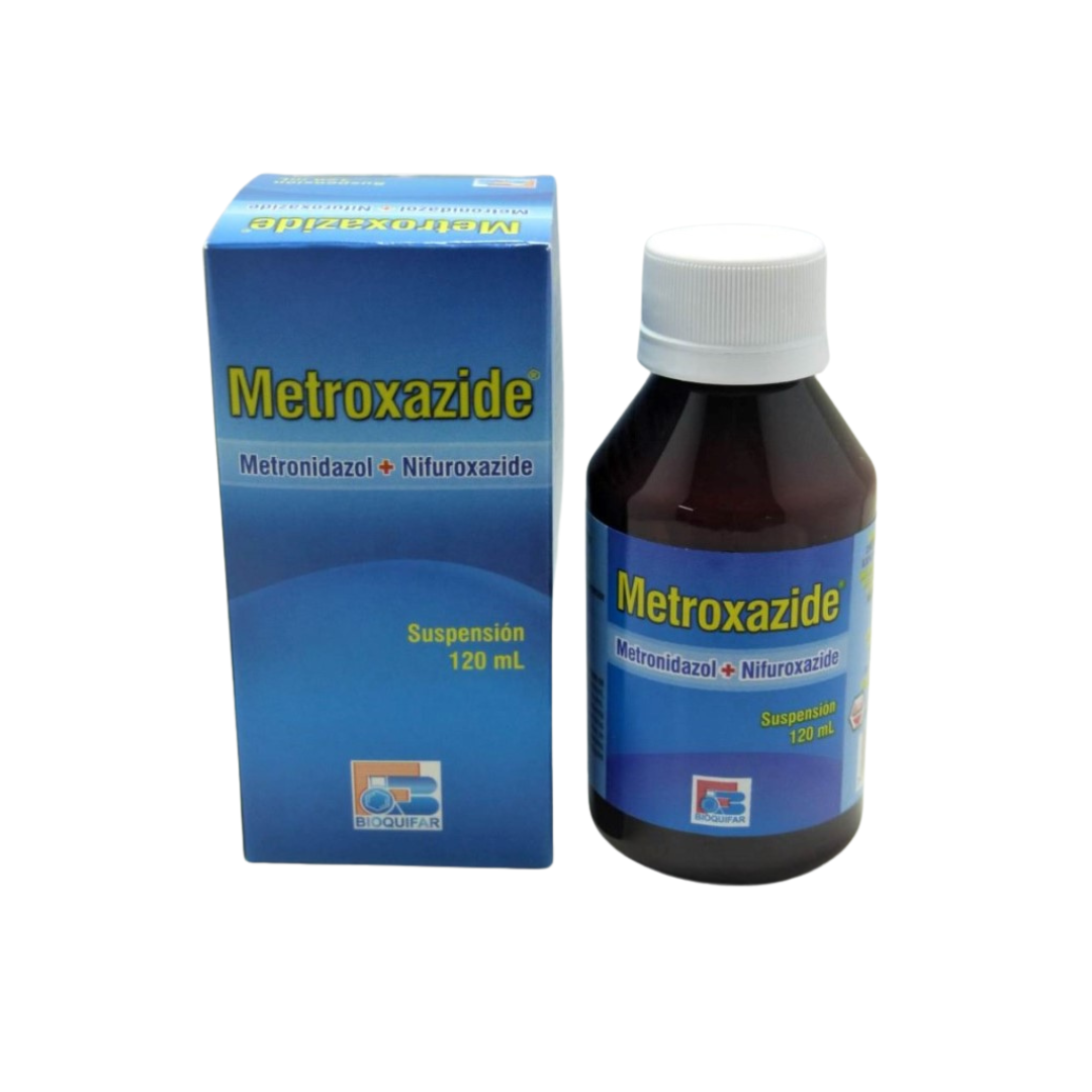 METROXAZIDE 5 G/4G SUSPENSION ORAL FRASCO X 120 ML