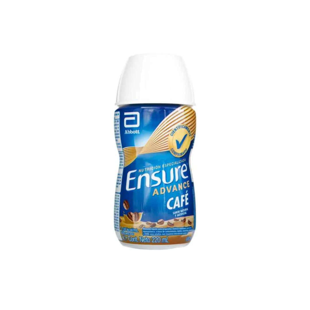 ENSURE ADVANCE CAFE SOLUCIÓN ORAL FRASCO X 220 ML
