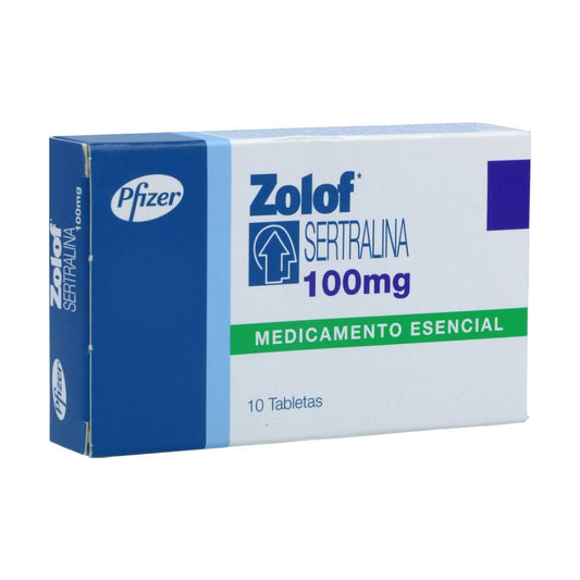 ZOLOF 100 MG TABLETA CAJA X 10
