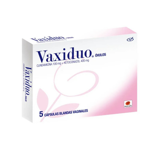VAXIDUO 400 MG/100 MG OVULO CAJA X 5