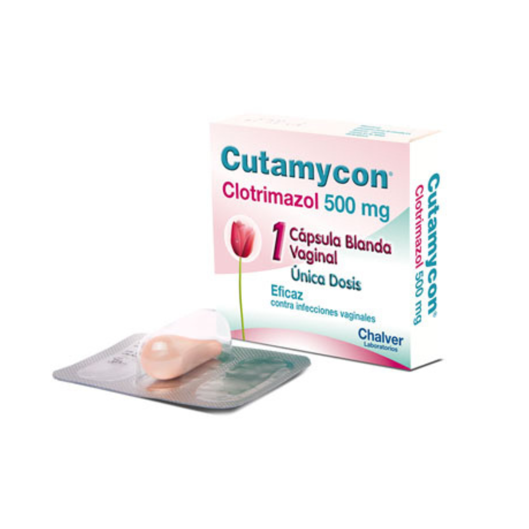 CUTAMYCON 500 MG CAPSULA BLANDAS CAJA X 1