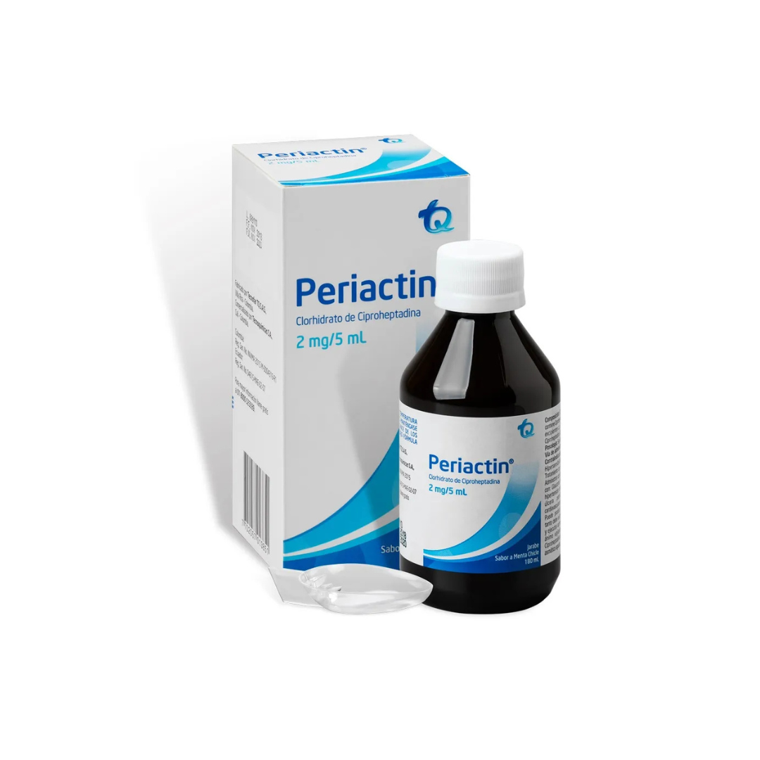 PERIACTIN 2 MG/5 ML JARABE FRASCO X 180 ML