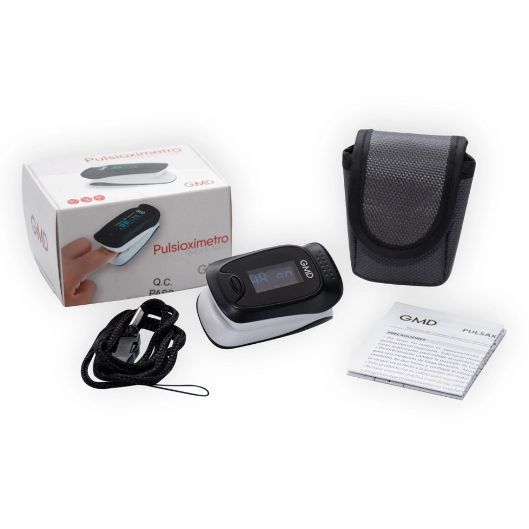 PULSOXIMETRO PORTATIL C/CURVA GMDPX-500D GMD DM CAJA X 1