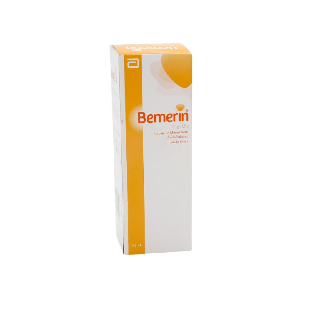BEMERIN 0.1/1.5 GR LOCIÓN TOPICA FRASCO X 120 ML