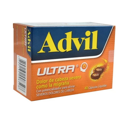 ADVIL ULTRA 200 MG/65 MG CAPSULA LIQUIDA CAJA X 40