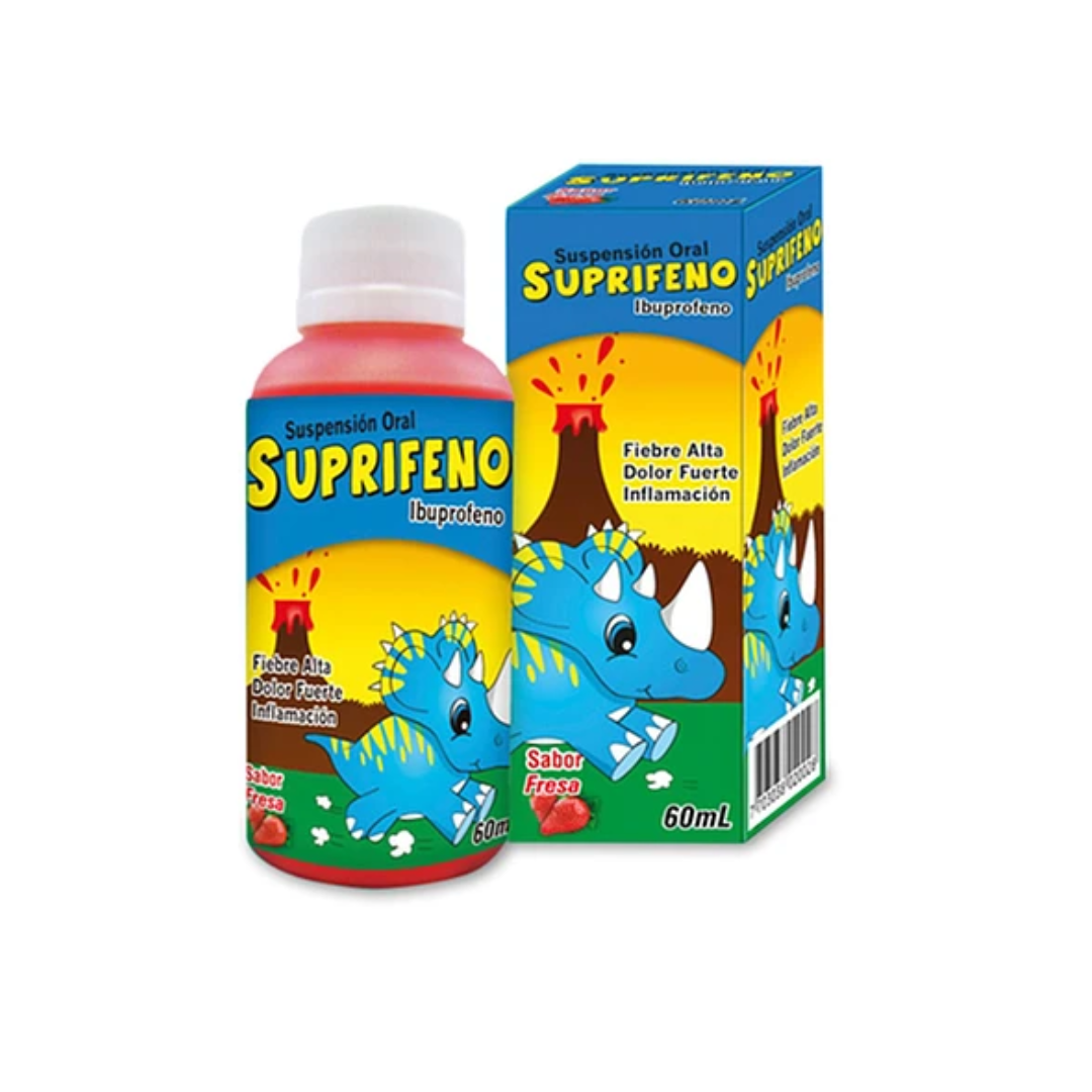 IBUPROFENO LAPROFF 100 MG/5 ML JARABE FRASCO X 60 ML