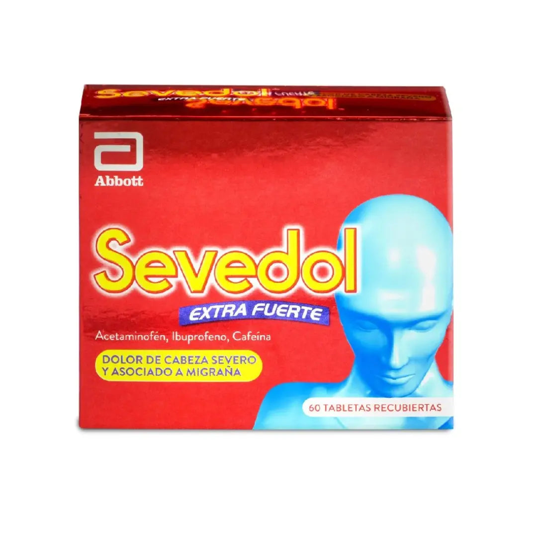 SEVEDOL EXTRA FUERTE TABLETA CAJA X 8