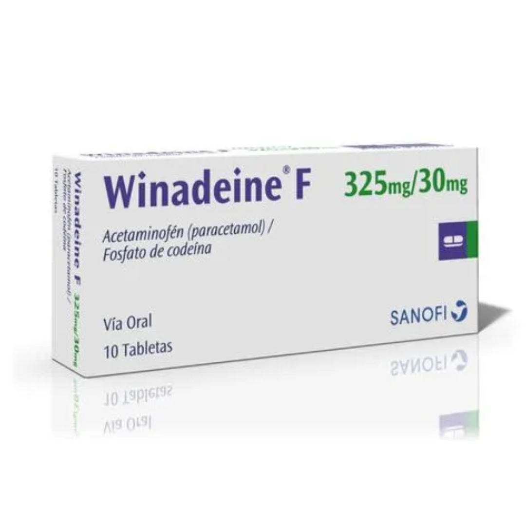 WINADEINE F 325/ 8 MG TABLETA CAJA X 10