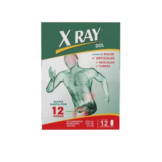 X RAY DOL TABLETA CAJA X 12