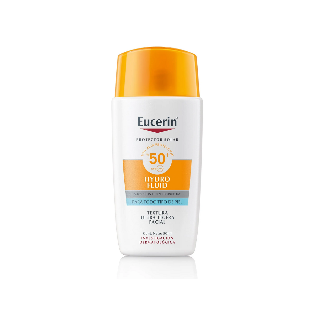 EUCERIN SUN FACE HYDRO FPS 50+ FLUID TEXTURA ULTRA-LIGERA CREMA FACIAL FRASCO X 50 ML