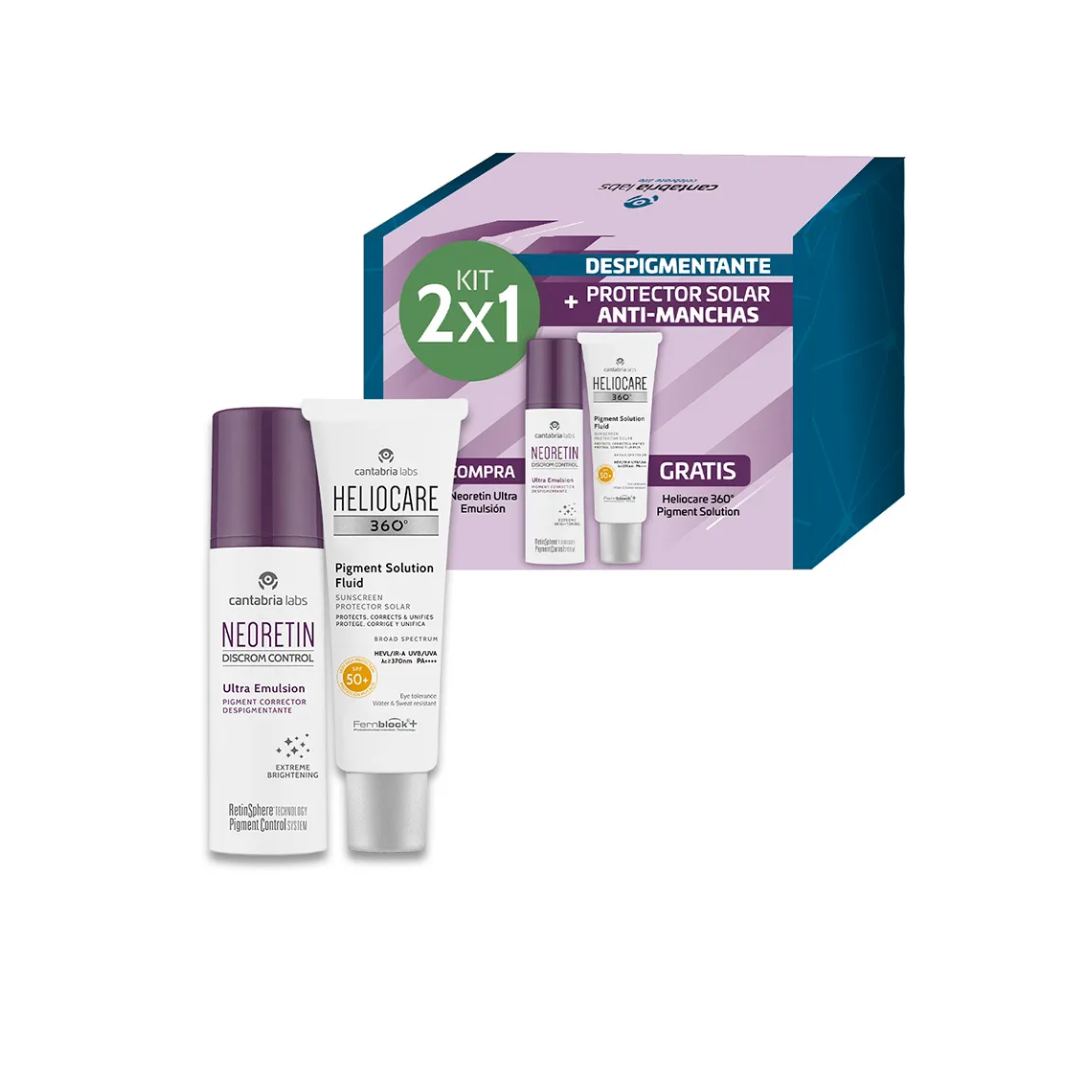 KIT NEORETIN ULTRA EMULSIÓN GRATIS HELIOCARE 360 PIGMENT EMULSION FRASCO X 30 ML