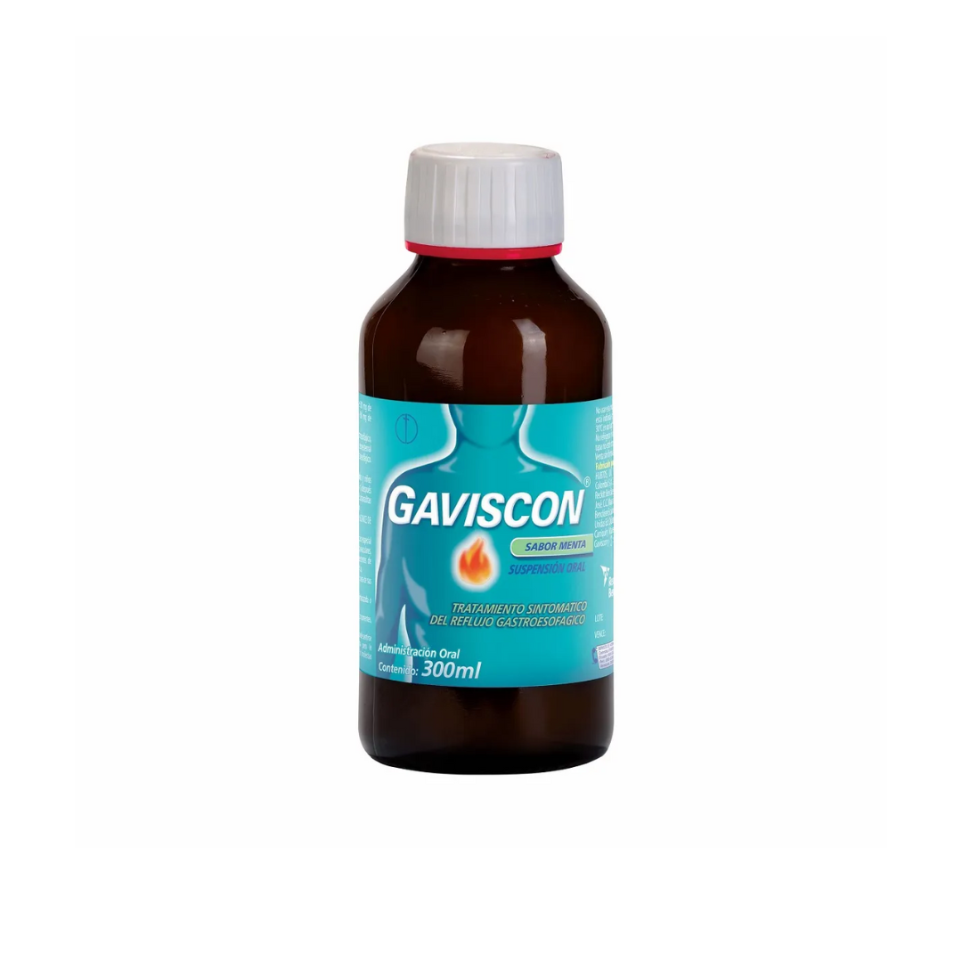 GAVISCON MENTA SUSPENSION ORAL FRASCO X 300 ML