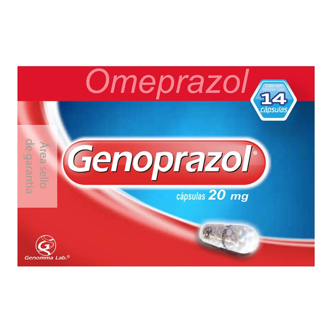 GENOPRAZOL 20 MG CAPSULA CAJA X 14