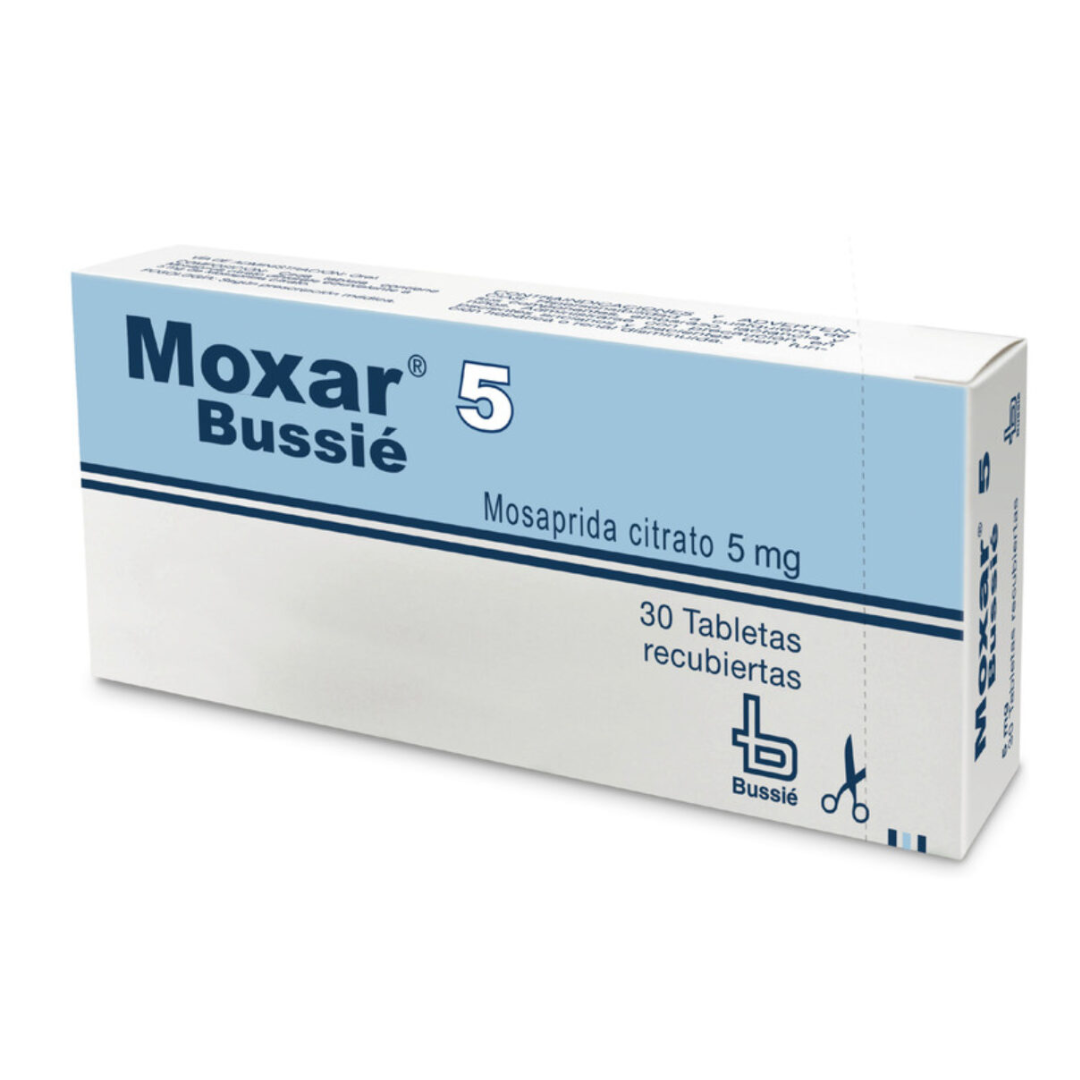 MOXAR 5 MG TABLETA RECUBIERTA CAJA X 30