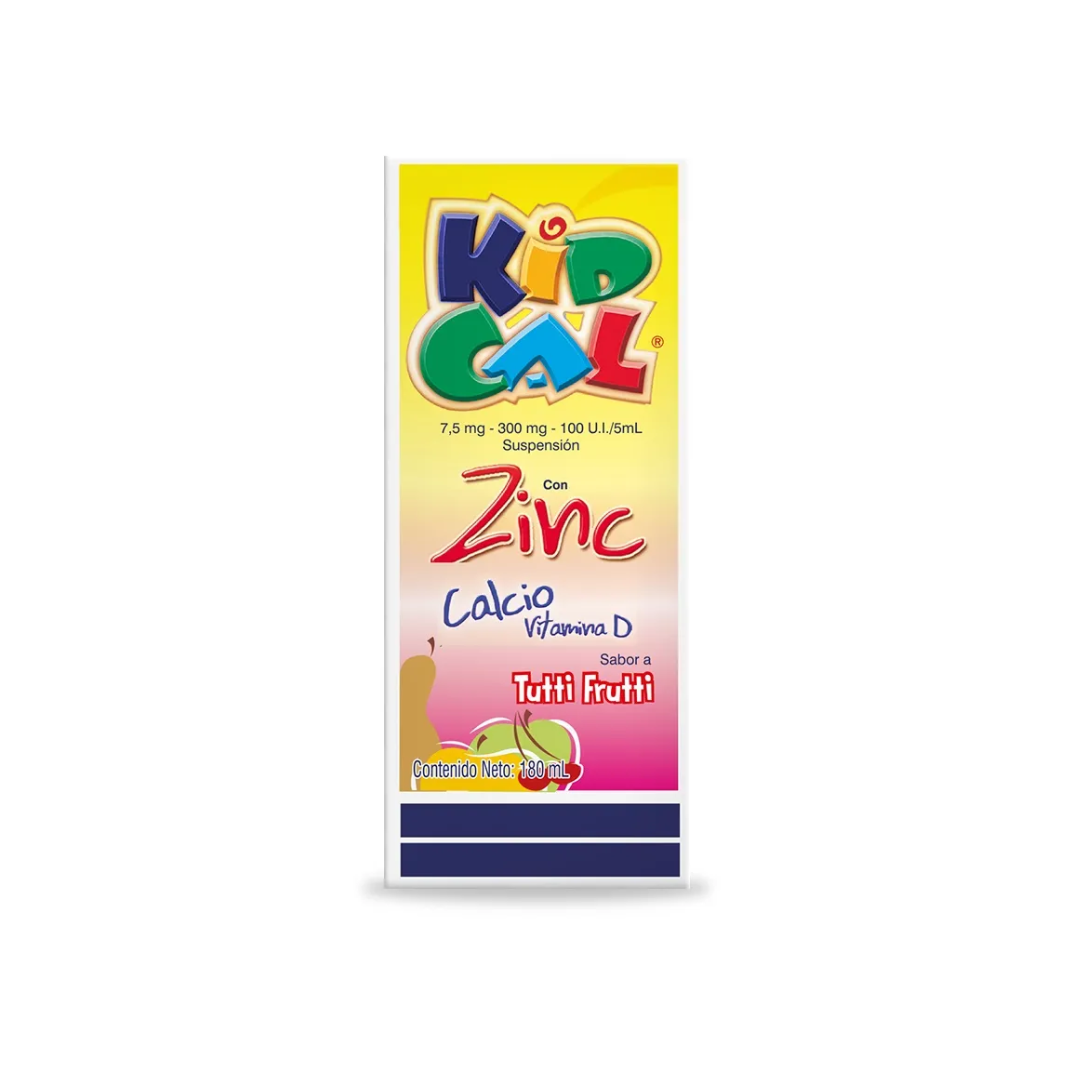 KIDCAL TUTI FRUTTI SUSPENSIÓN FRASCO X 180 ML
