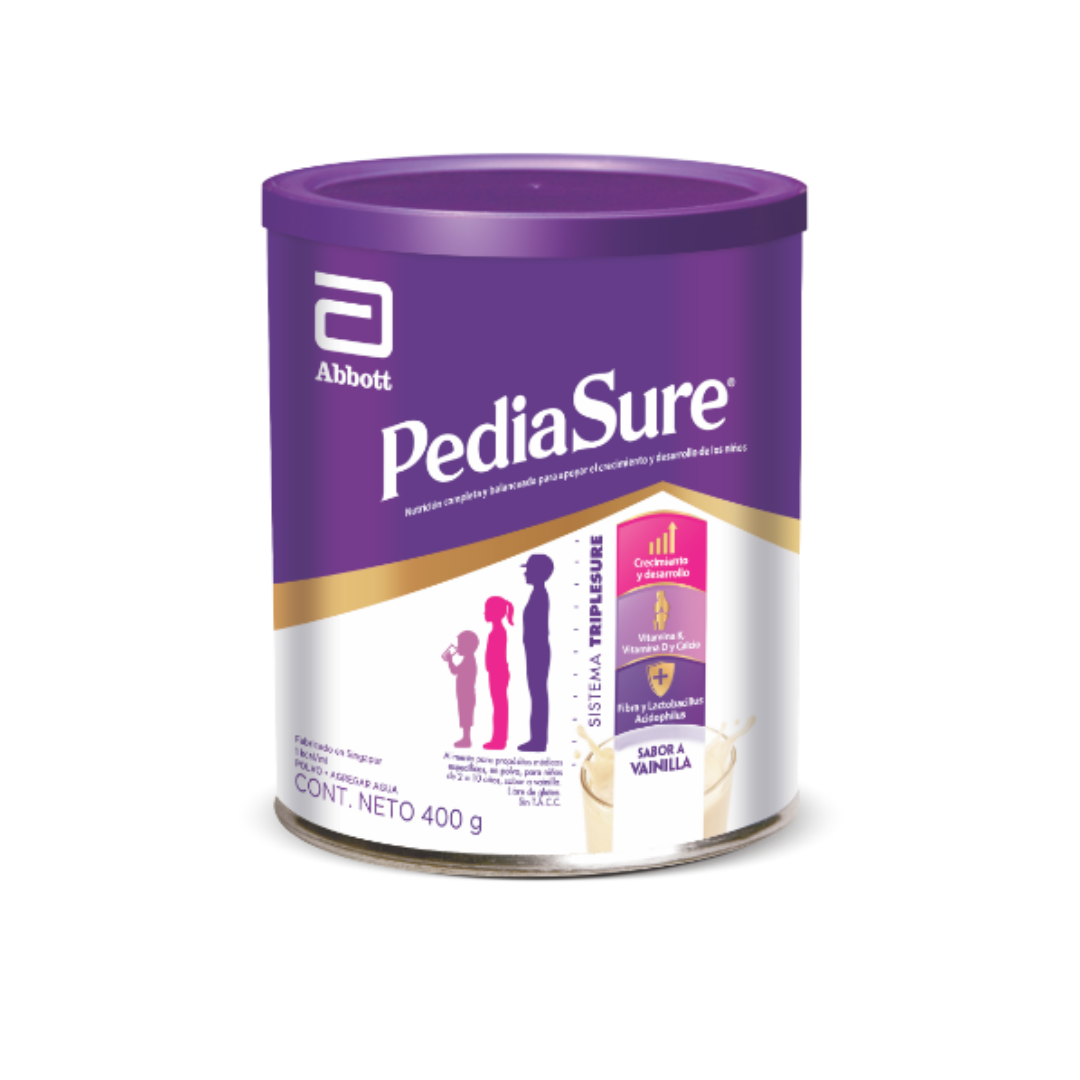 PEDIASURE VAINILLA POLVO LATA X 400 GR