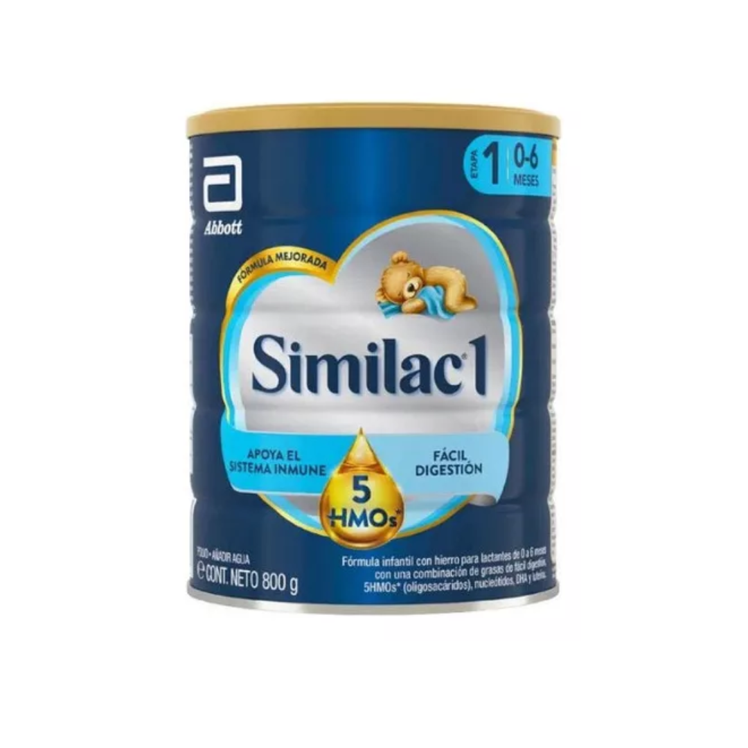 SIMILAC-1 5HMOS POLVO LATA X 800 G