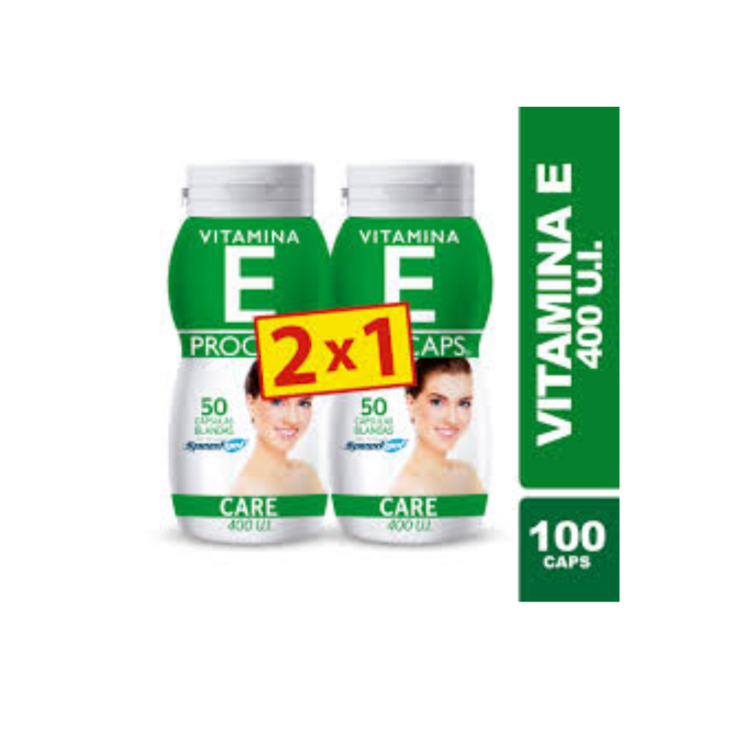 VITAMINA E 400 UI 2X1 CAPSULA CAJA X 50