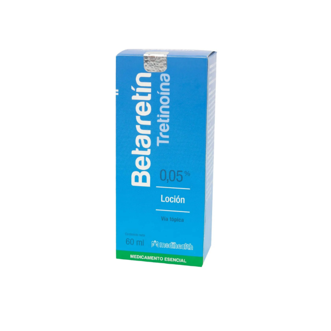 BETARRETIN 0.05 G LOCIÓN TOPICA FRASCO X 60 ML