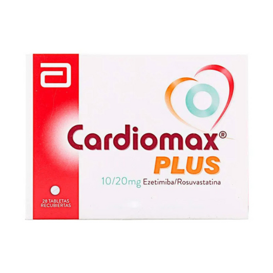 CARDIO MAX PLUS 10 MG/20 MG TABLETA RECUBIERTA CAJA X 28