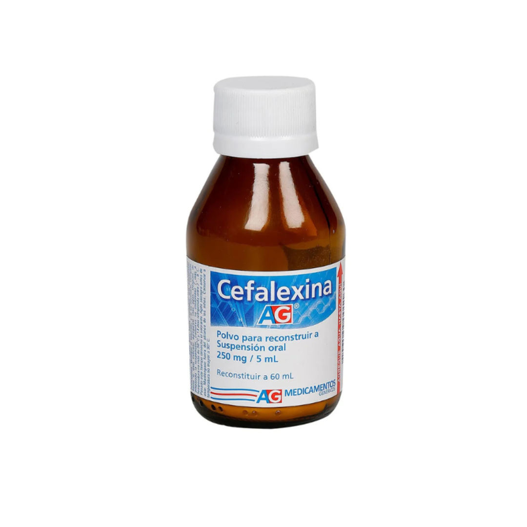 CEFALEXINA LA FRANCOL 250 MG/5 ML POLVO PARA SUSPENSIÓN FRASCO X 60 ML